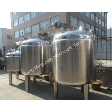 Three Layers Jacketed Stainless Steel Tank with Agitator